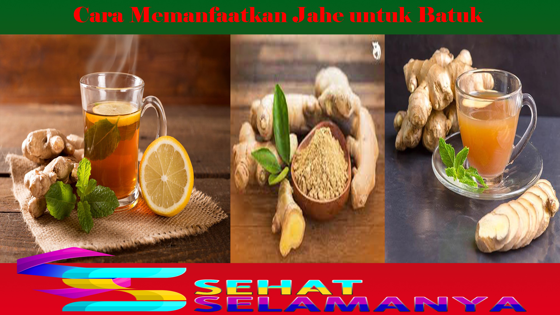 Cara Memanfaatkan Jahe untuk Batuk