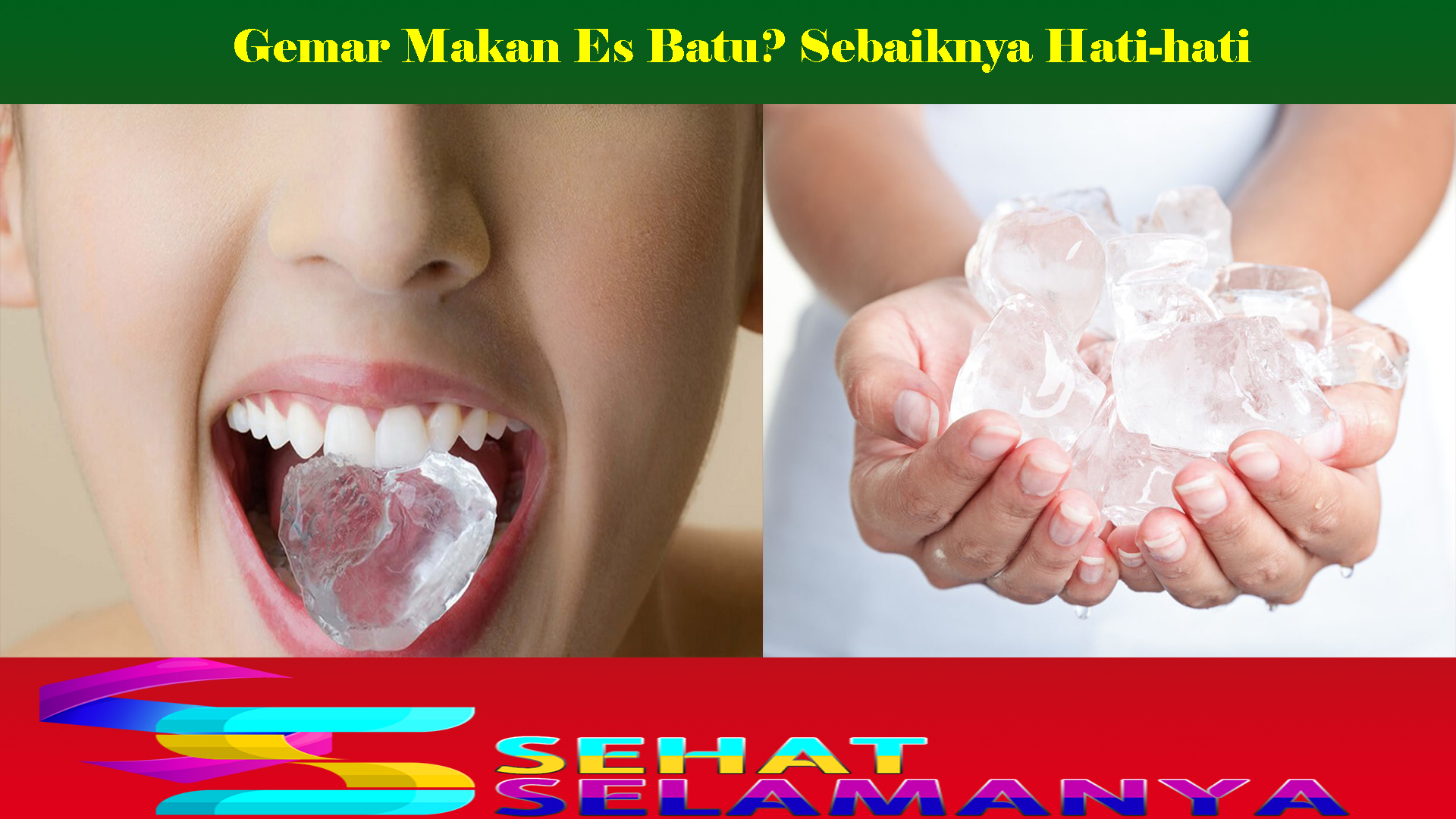 Gemar Makan Es Batu? Sebaiknya Hati-hati
