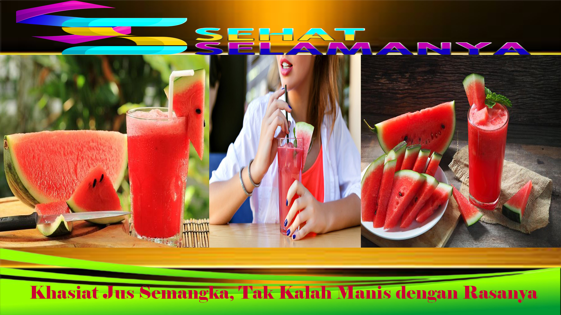 Khasiat Jus Semangka, Tak Kalah Manis dengan Rasanya